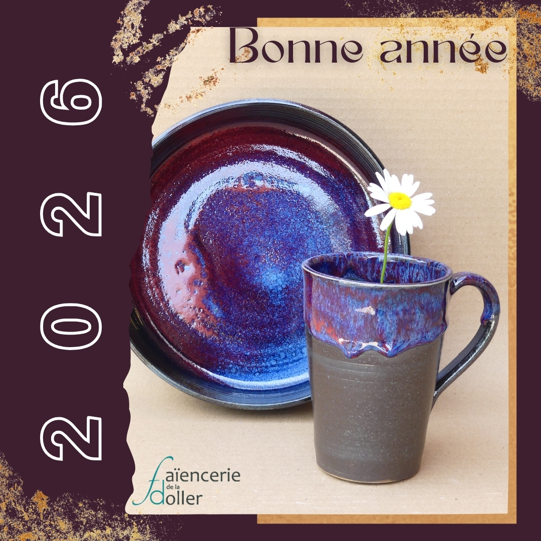 bonne année 2026 faiencerie doller ceramique alsace