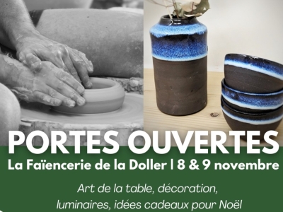 Portes ouvertes à la Faïencerie les 8 et 9 novembre 2025