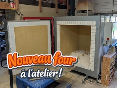 Un nouveau four dans notre atelier !