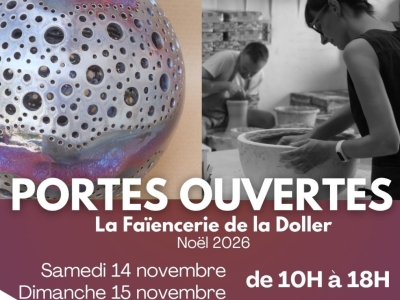 Portes ouvertes à la Faïencerie les 14 et 15 novembre 2026